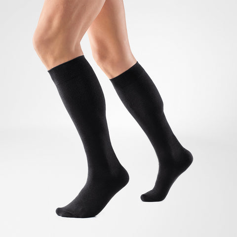 VenoTrain®act COTTON - Calze Riposanti Uomo - Gambaletto - Colore Nero